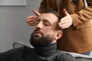 A professional hypnosis session designed for smoking cessation
