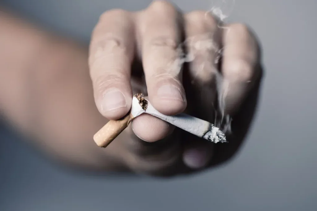 Eén stap tegelijk Nicotineverslaving ontwenningssysteem