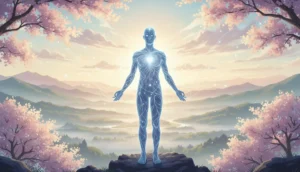 Illustration of body, mind, and spirit interconnected