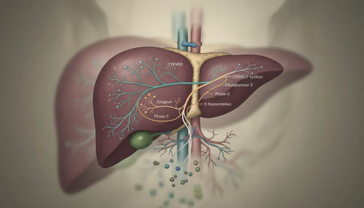 The liver’s role in detoxification