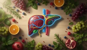 A healthy liver illustration