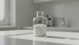 Hydrochlorothiazide tablets ready for prescription