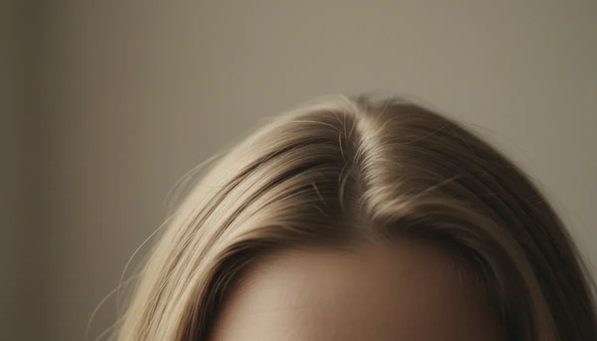 Typical presentation of telogen hair shedding