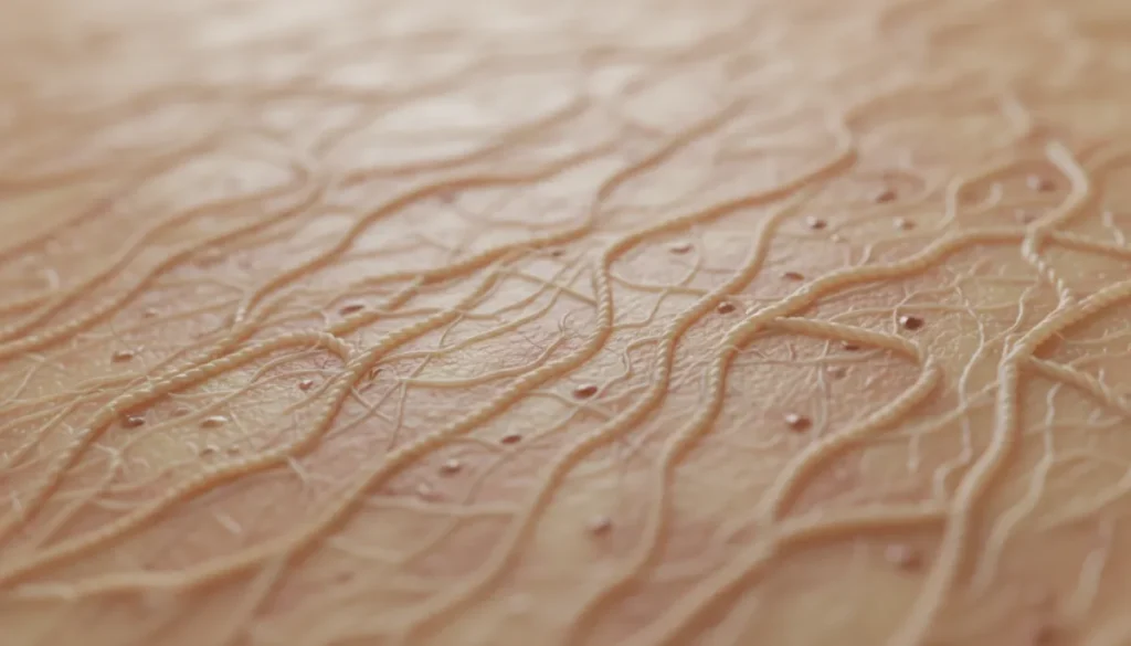 Understanding the structure of skin elasticity