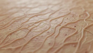 Understanding the structure of skin elasticity