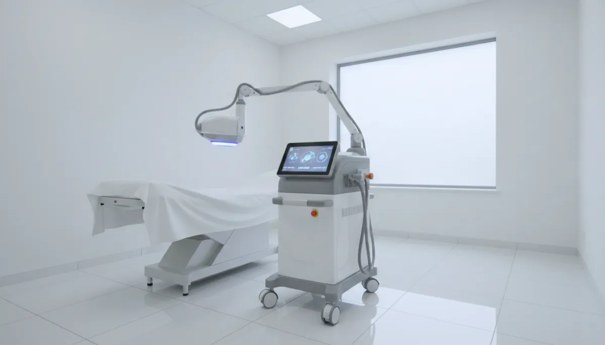 State‑of‑the‑art CO2 laser equipment used for skin resurfacing