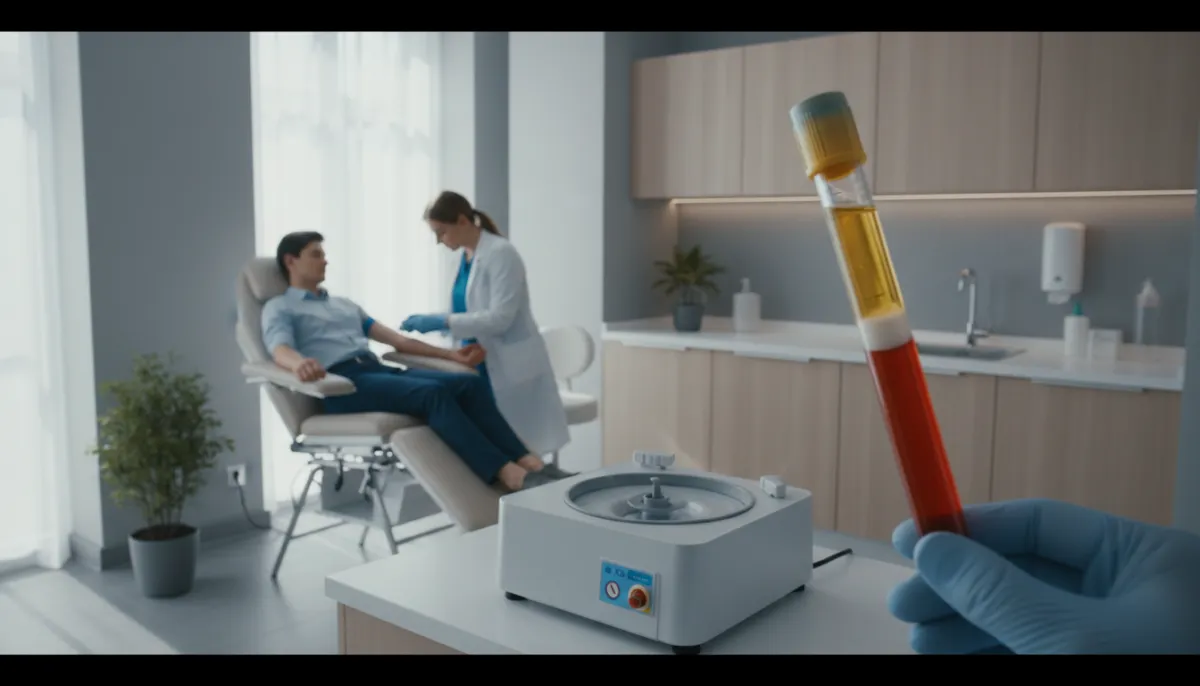 Preparing PRP for injection