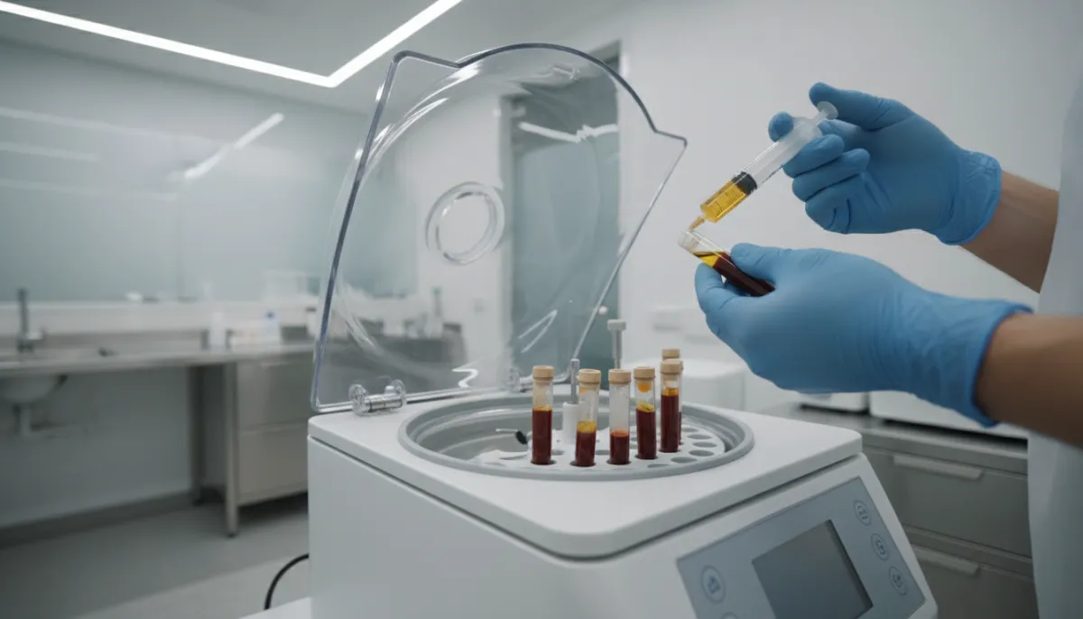 PRP injection procedure