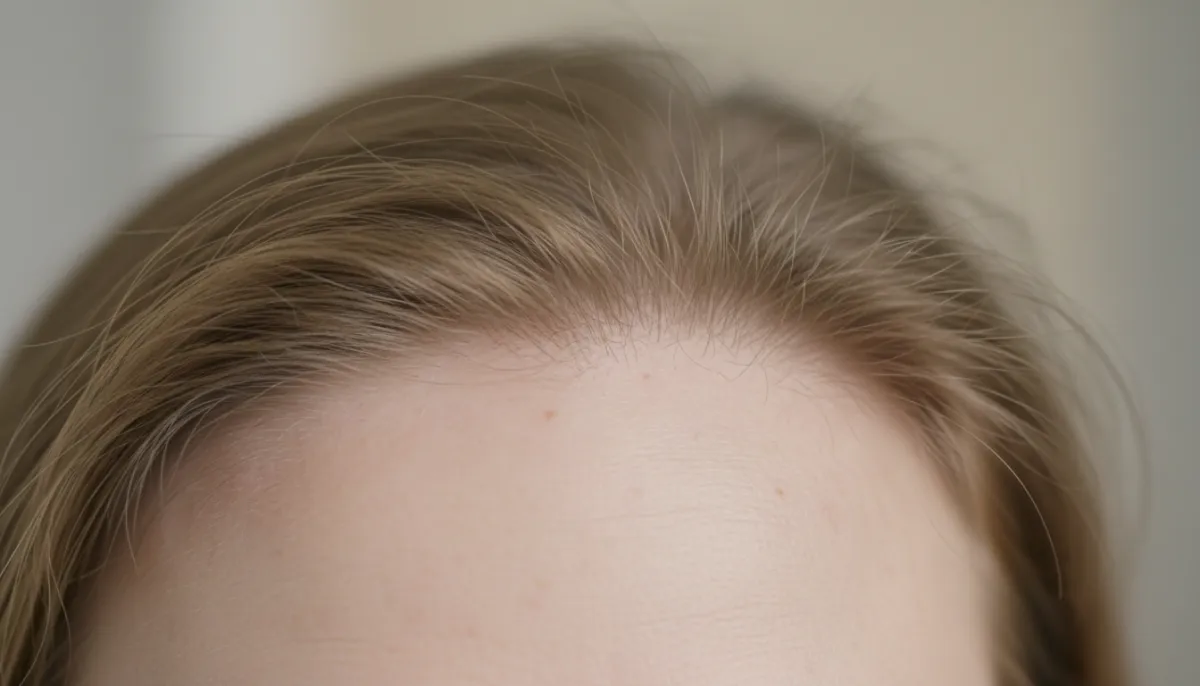 Comparison of thin hair and balding patterns