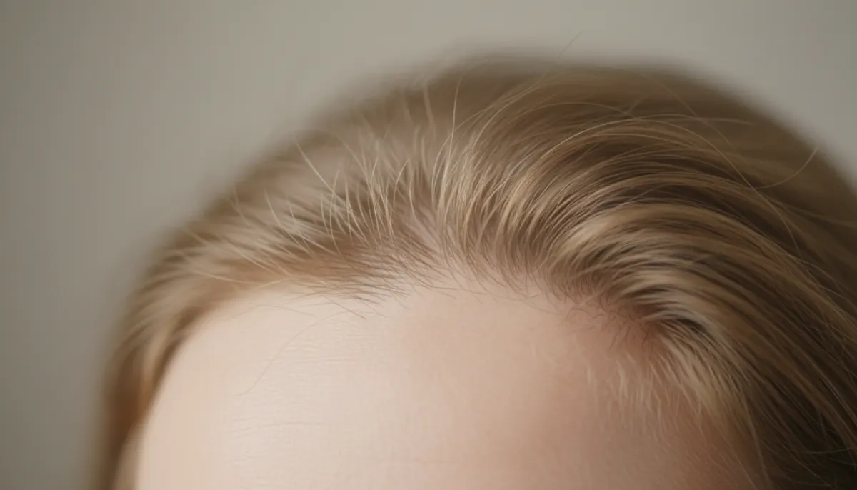 Early visual cues of hair thinning