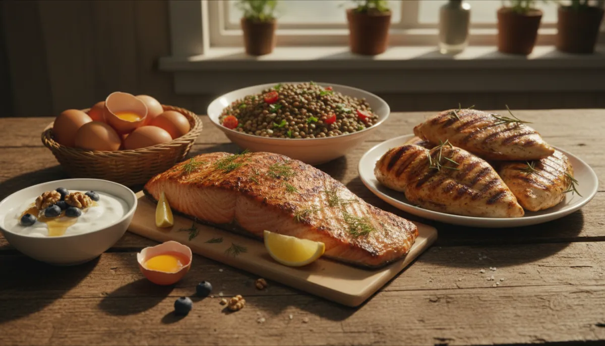 Protein‑rich foods that support hair growth