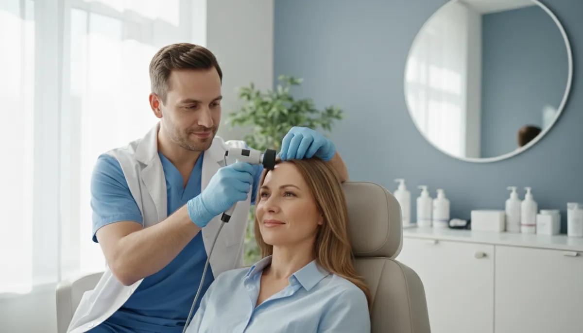 Expert evaluation before a hair transplant