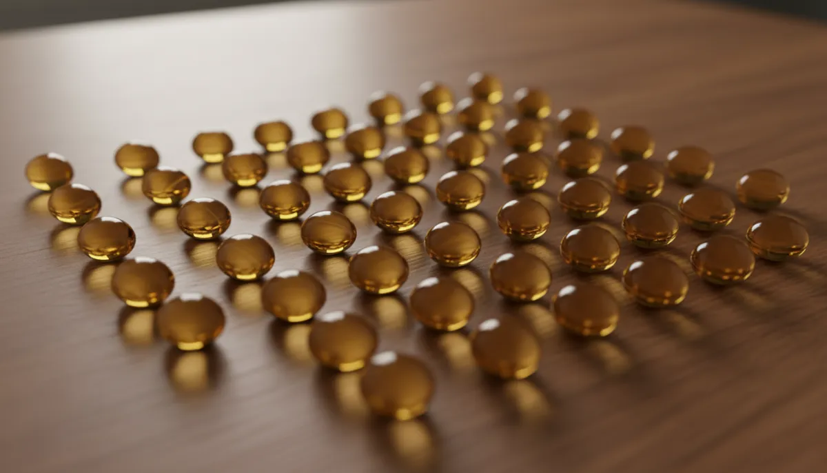 Vitamin D supplements ready for use
