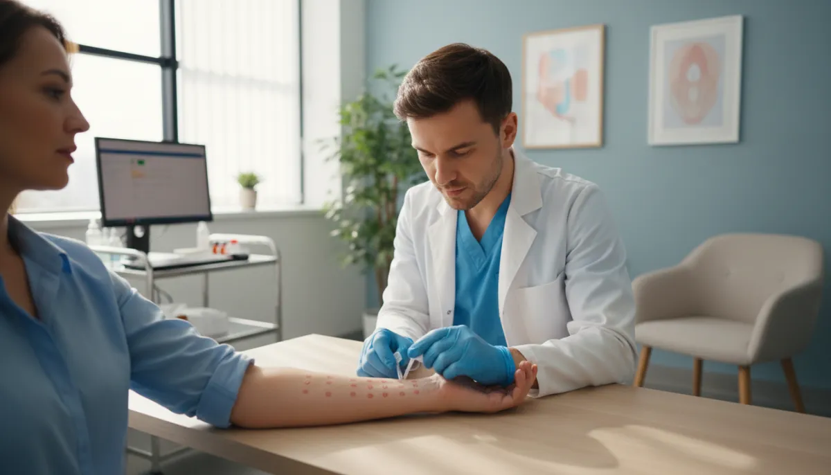 Allergy testing in a clinical setting