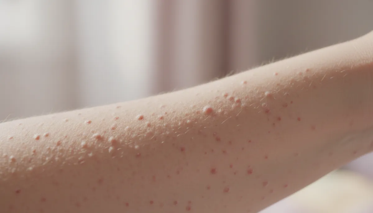Keratosis pilaris skin texture