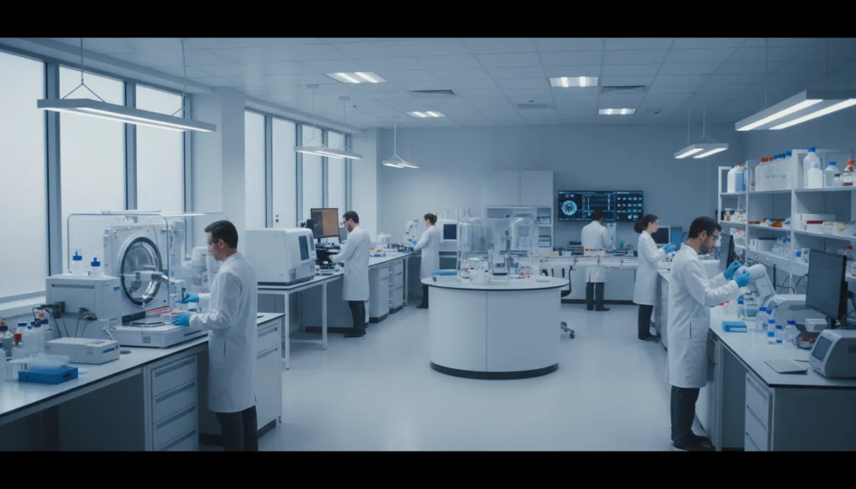 Illustration of the lab testing workflow