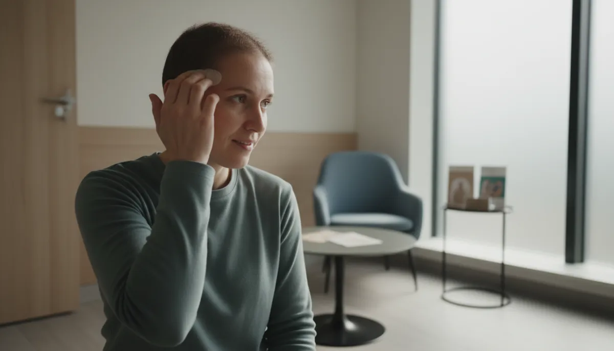 Stress-related hair loss examination