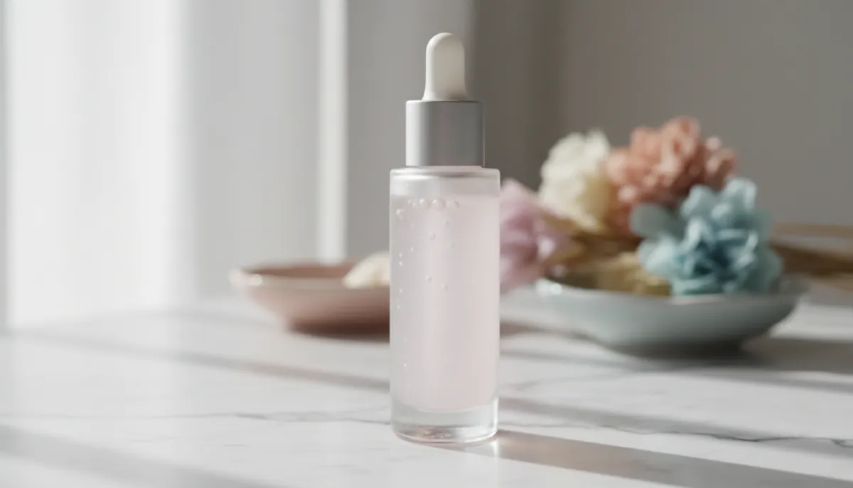 Premium anti aging serum ready for application
