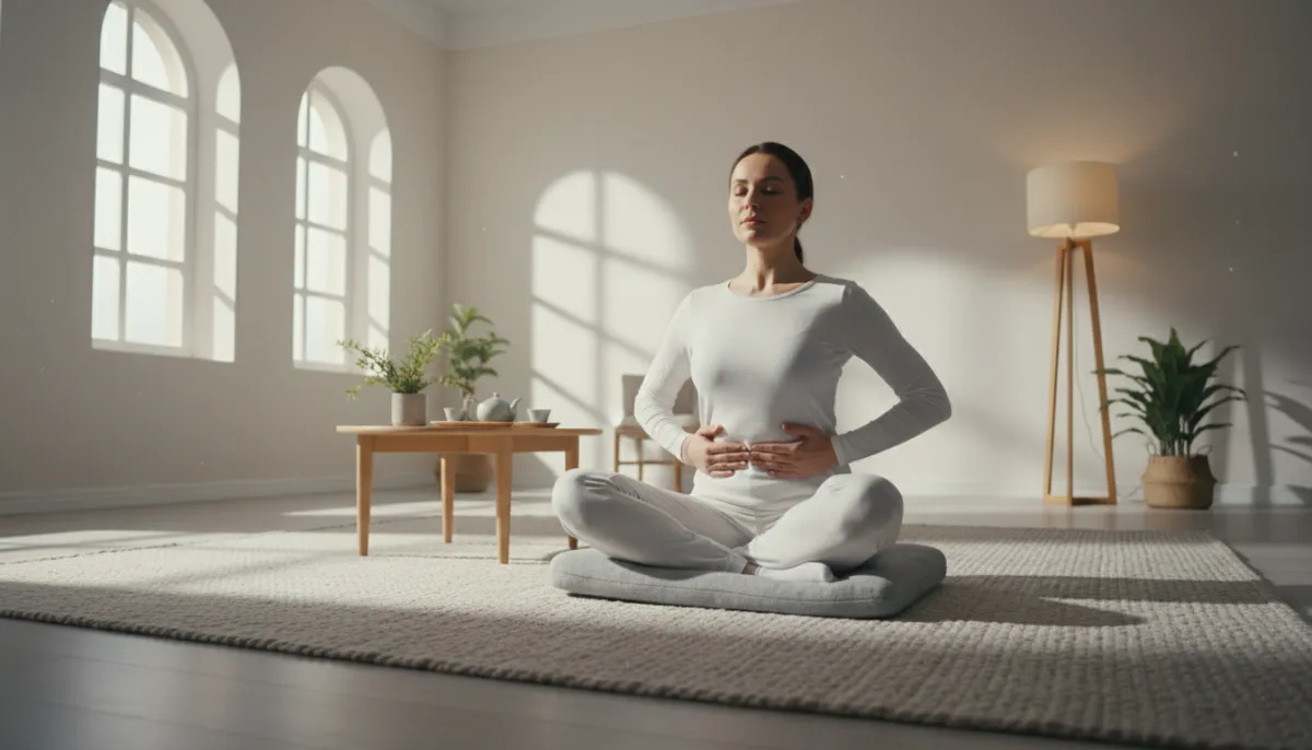 Diaphragmatic breathing technique