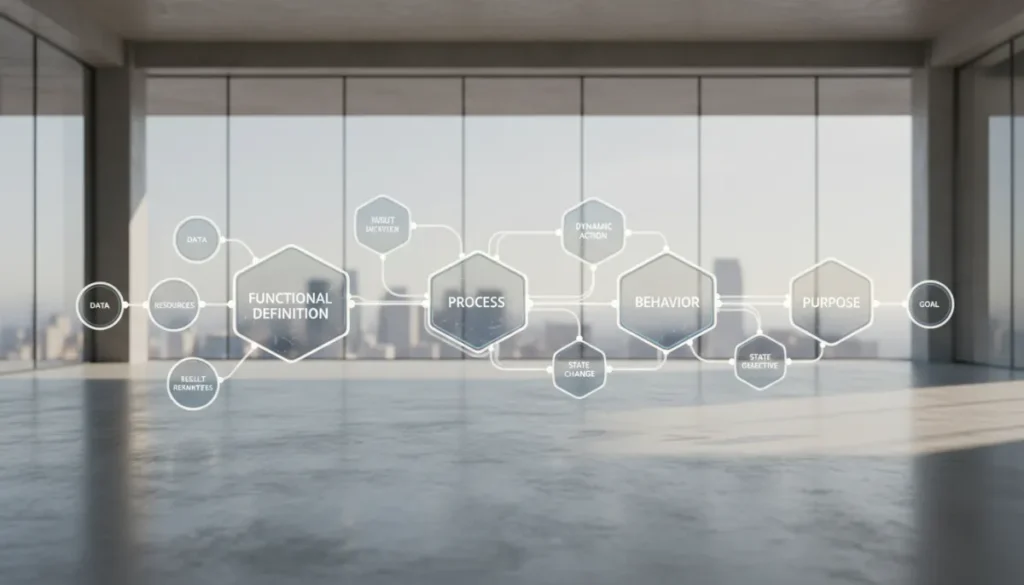 Illustration of a definition diagram