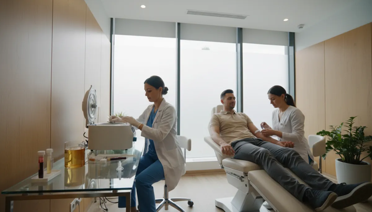 PRP therapy session at Gold City Medical Center