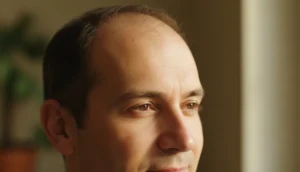 Hair loss on one side of head