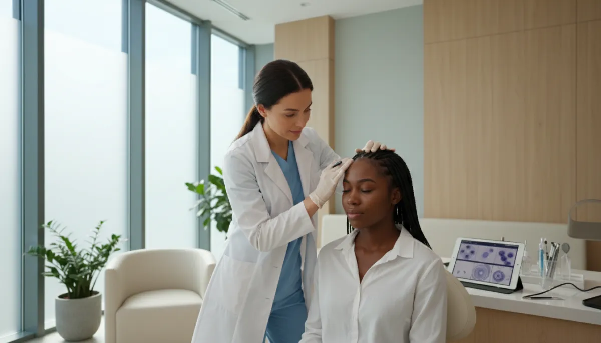 Professional assessment of traction alopecia