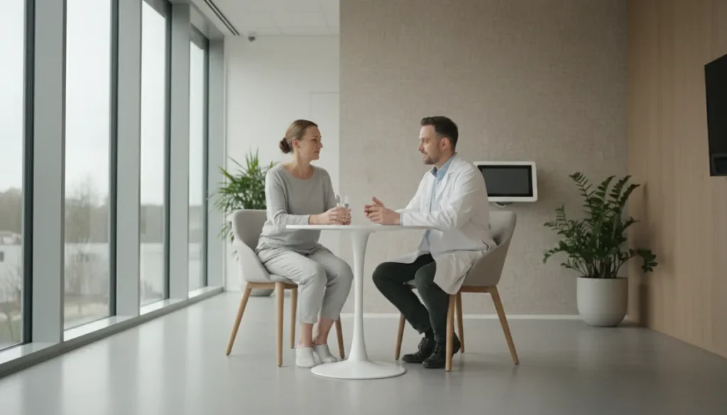 A calm preparation environment for colonoscopy