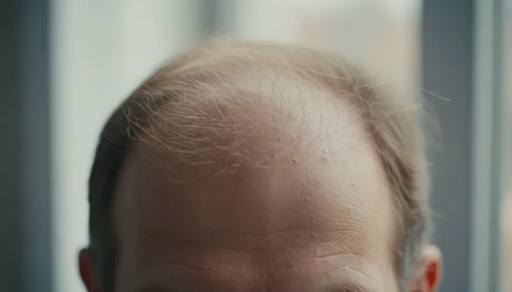 Hair follicles affected by chemotherapy