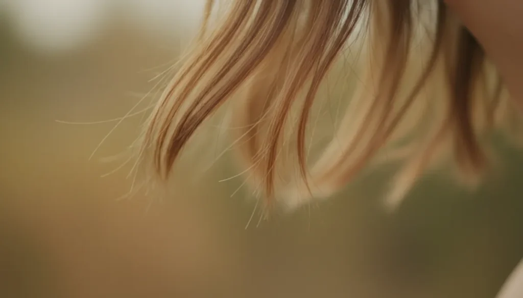Normal daily hair shedding