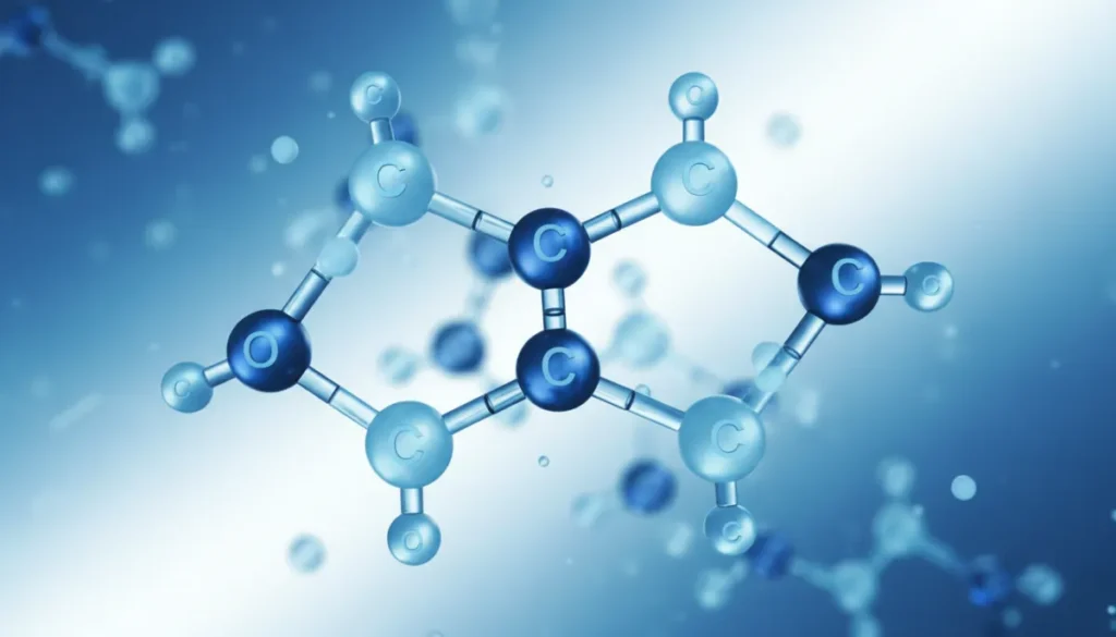 Molecular structure of vitamin C