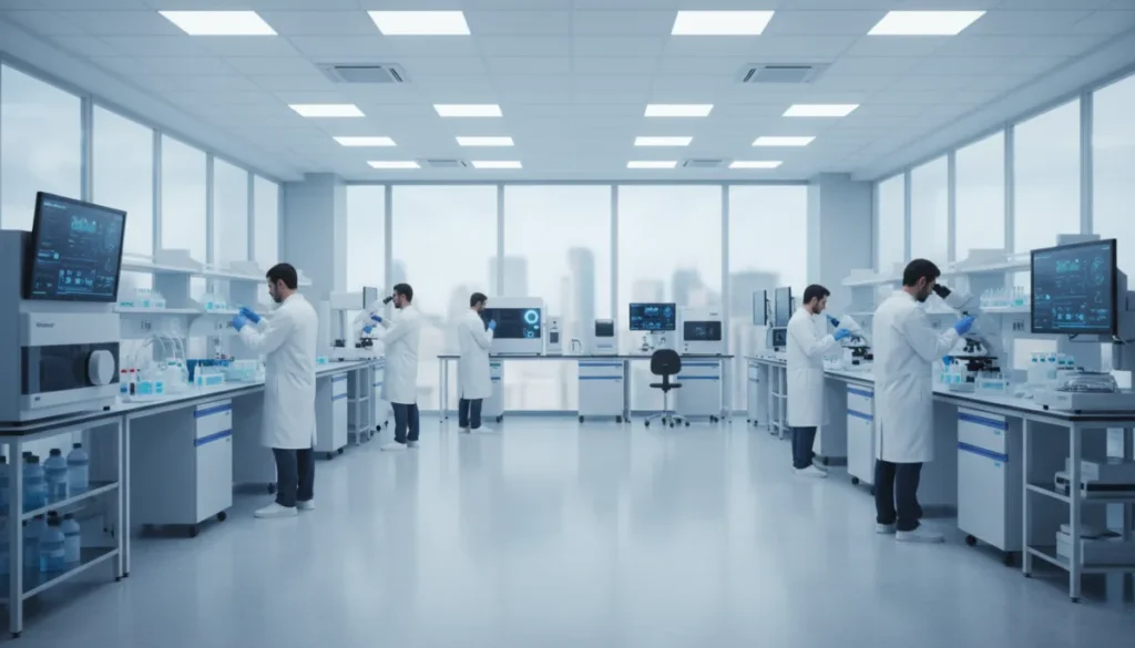 State‑of‑the‑art blood work laboratory