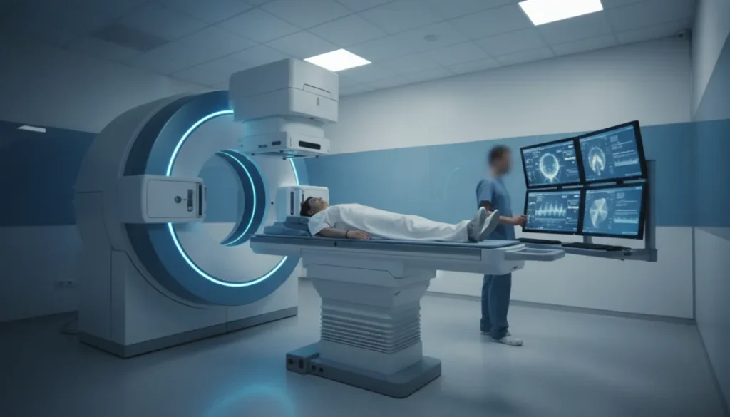 Radiation therapy equipment used in cancer treatment
