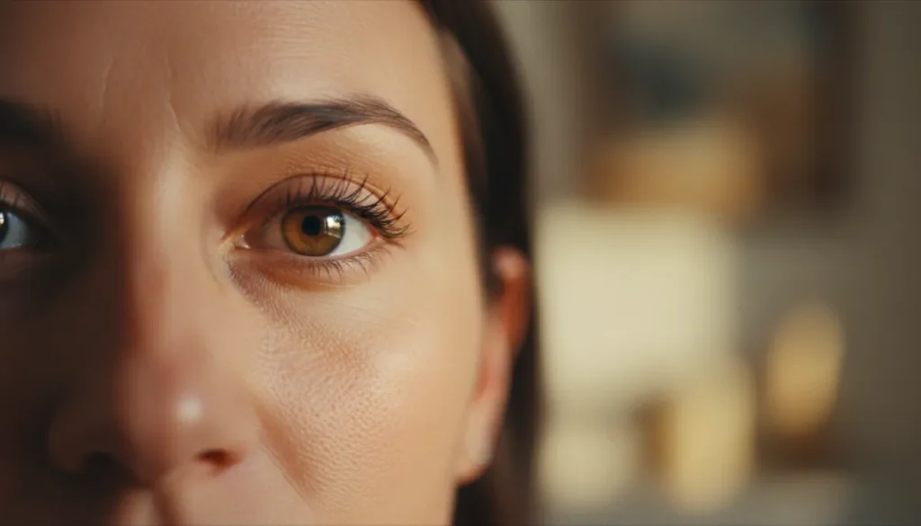 Fine lines around the eye can be softened with the right cream
