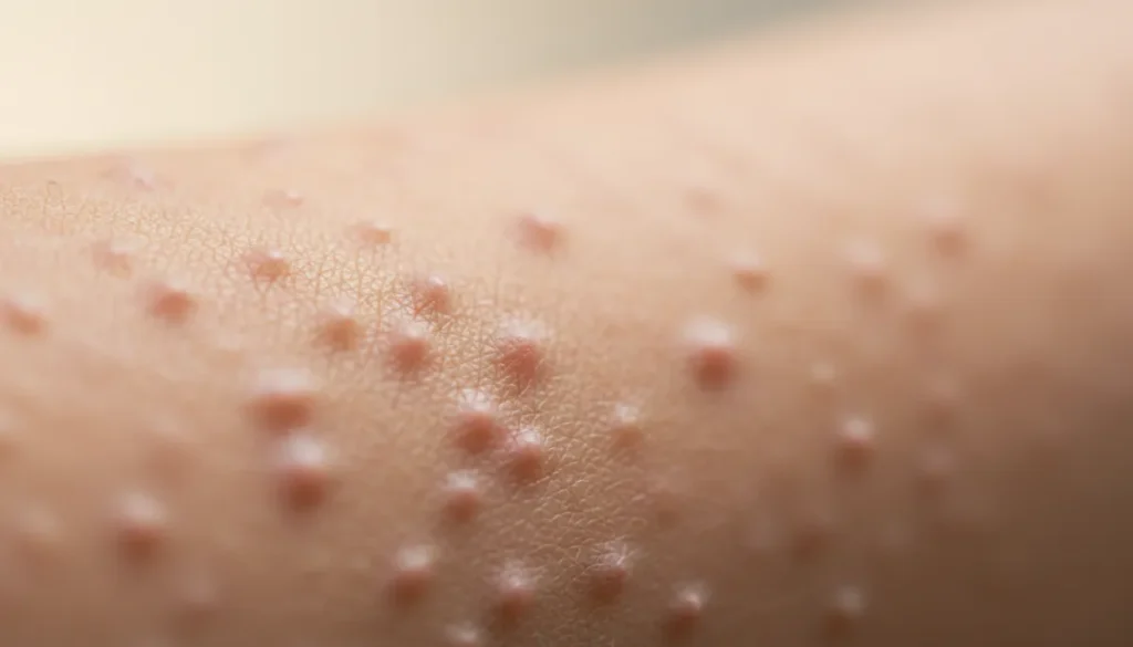 Typical keratosis pilaris presentation on the arm
