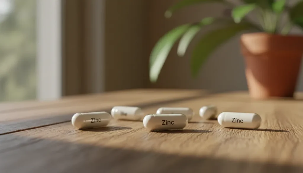 High-quality zinc supplement for hair health