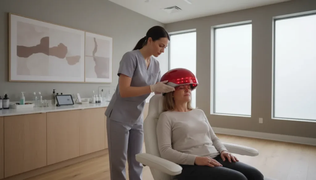 Low‑Level Laser Therapy session in a modern clinic