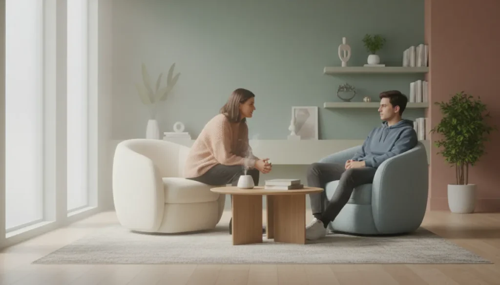 A compassionate counseling session