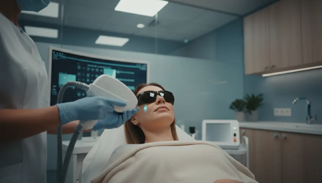 Laser resurfacing in action