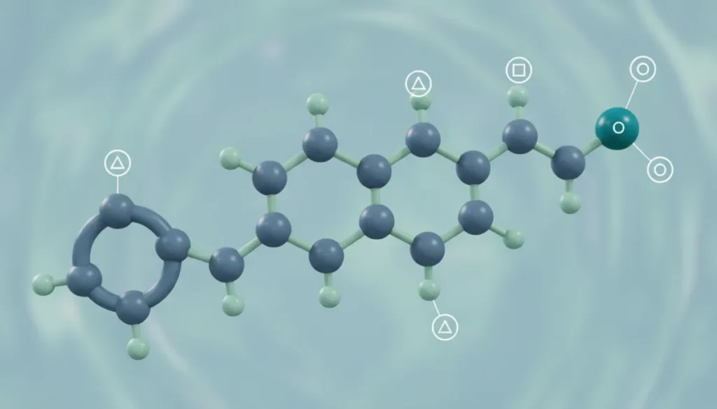 Molecular structure of retinol