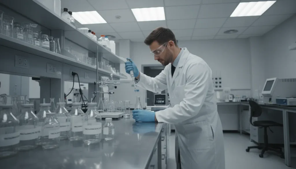Professional preparation of a TCA peel
