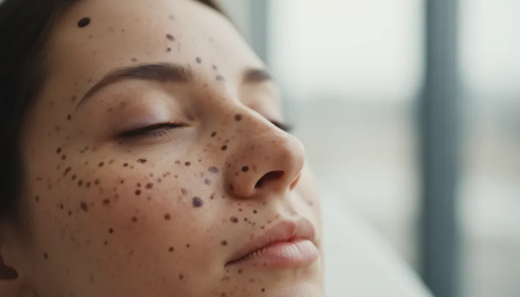 Different types of facial dark spots