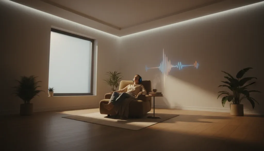 Calm music helps lower stress levels