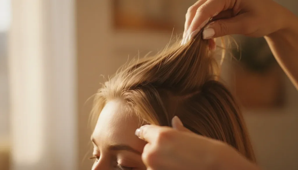 Styling fine hair requires lightweight products for natural volume.